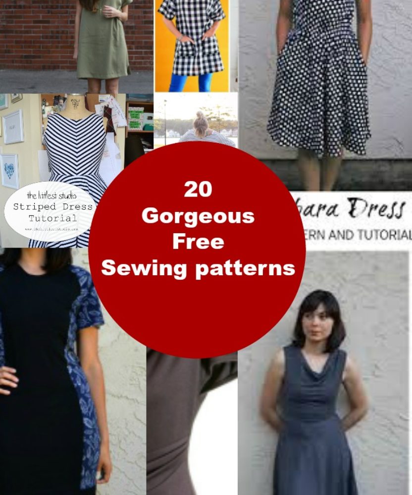 20 Gorgeous Free Dress sewing pattern for women - PART 4