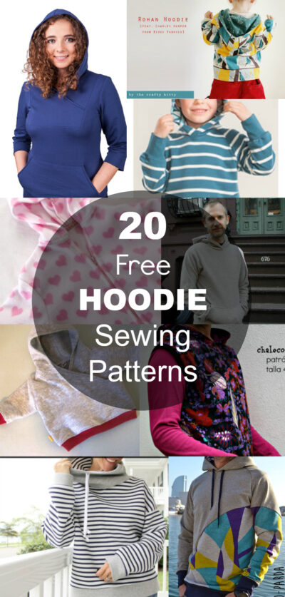 20 Hoodie Free Printable Sewing Patterns - On the Cutting Floor ...