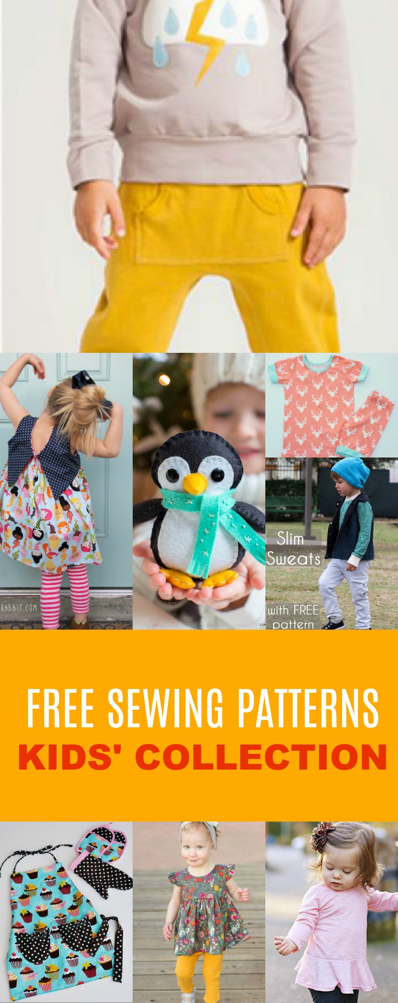 FREE SEWING PATTERNS: Kids' Pattern Collection | | On the ...