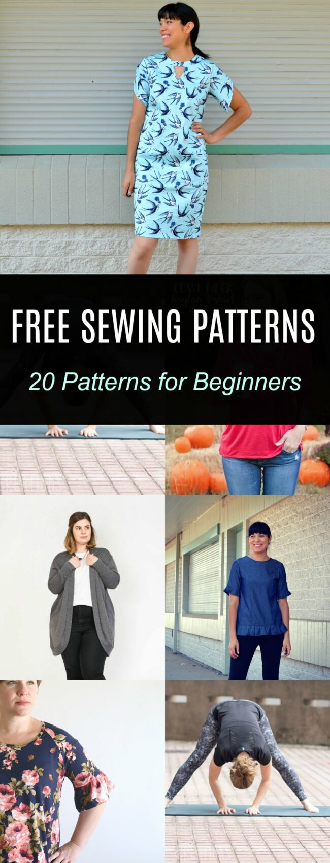 FREE PATTERN ALERT: 20 Sewing patterns for Beginners