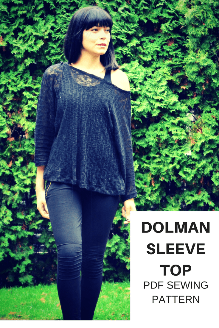 How To Make A Dolman Top With Free Pattern