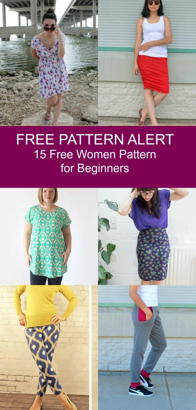 FREE PATTERN ALERT: 15 Free Womens Patterns for Beginners | On the ...