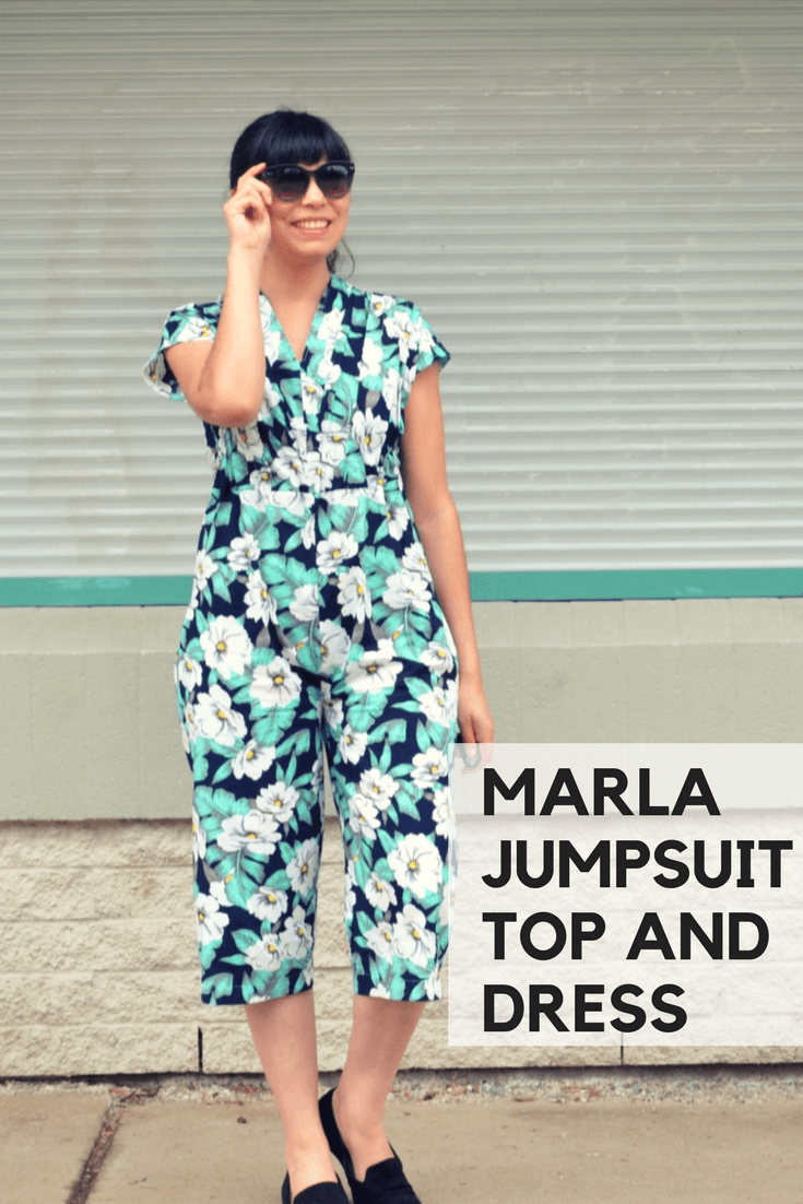 NEW PATTERN FOR SALE: The Marla Jumpsuit, top and dress PDF sewing ...