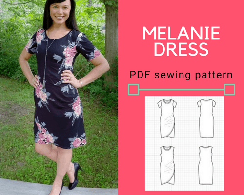 NEW PATTERN FOR SALE: The Melanie Dress PDF sewing pattern and tutorial