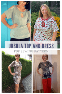 NEW PATTERN FOR SALE: The Ursula Top and Dress PDF sewing pattern | On ...
