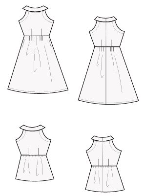 NEW PATTERN FOR SALE: The Ayza Top and Dress PDF sewing pattern - On ...