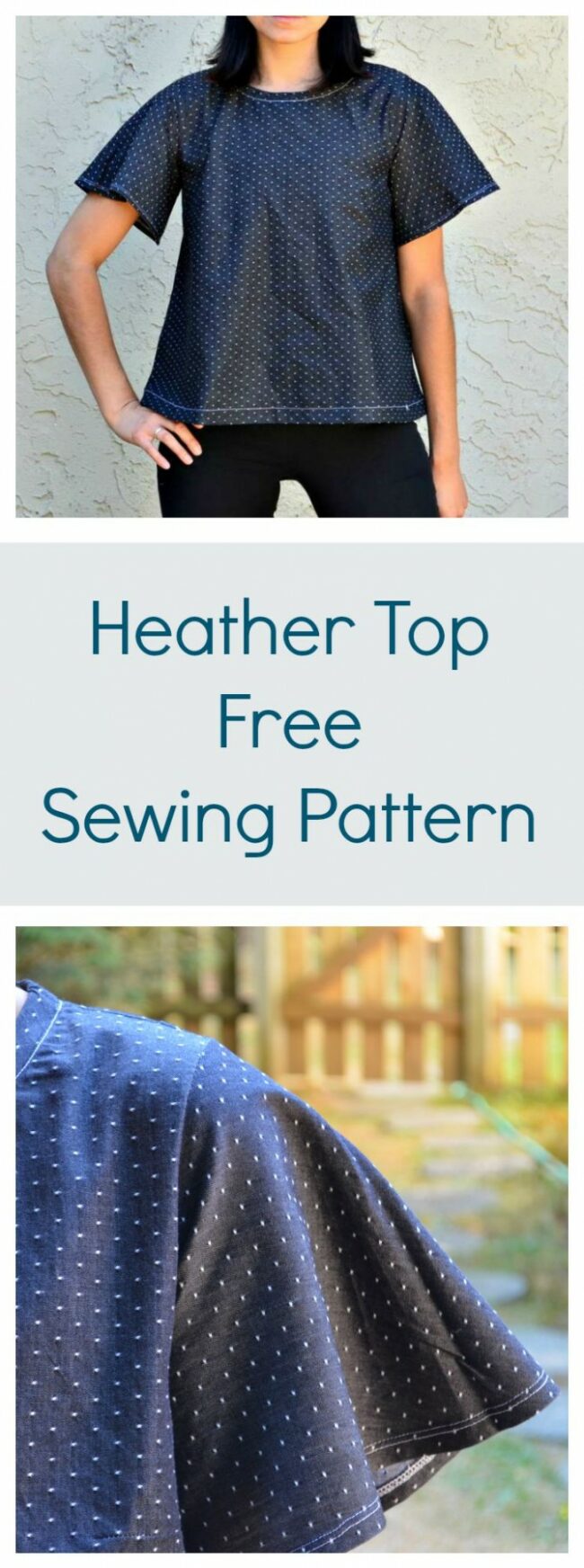 HEATHER TOP PATTERN - On the Cutting Floor: Printable pdf sewing ...