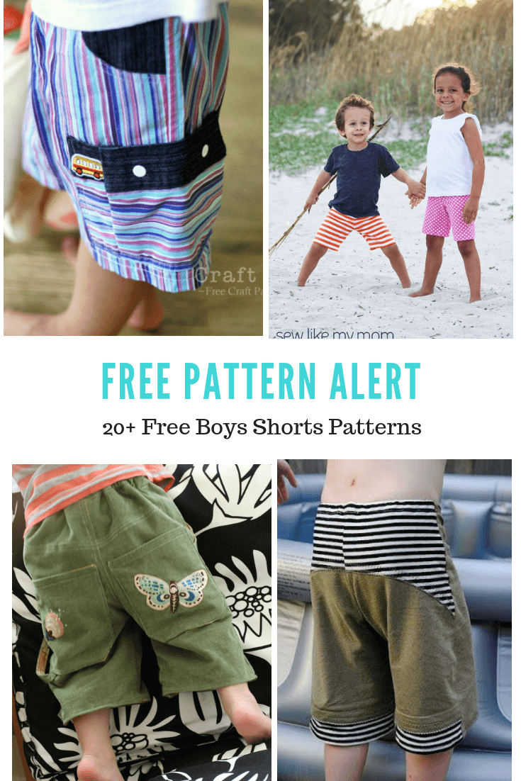Kelsey elastic waist Bermuda shorts free PDF sewing pattern