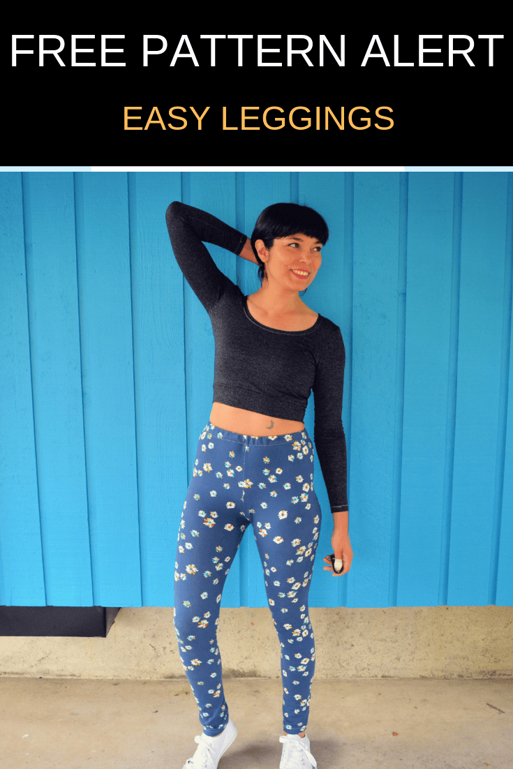 Hyacinth Moto Leggings PDF Pattern: Girls/Women (23 sizes
