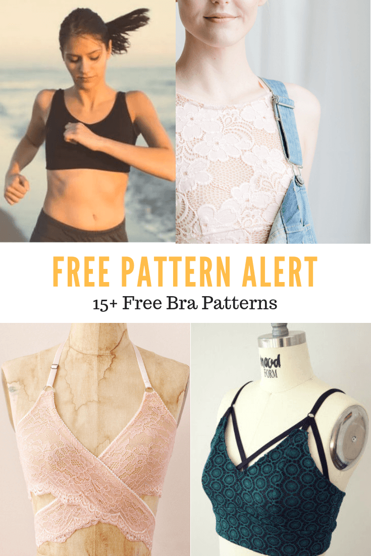 Bra Lingerie Sewing Pattern, Bralette Sewing Pattern, Bralette