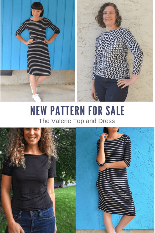 NEW PATTERN FOR SALE: The Valerie Top and dress | On the Cutting Floor ...