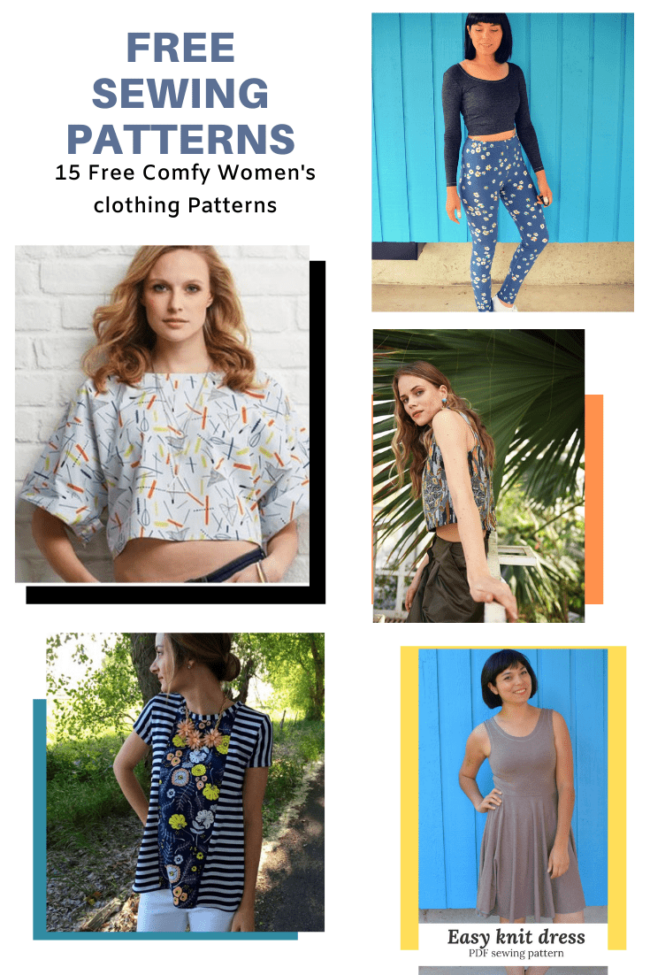 FREE PATTERN ALERT: 15 Free Comfy Women's clothing Patterns - On the ...