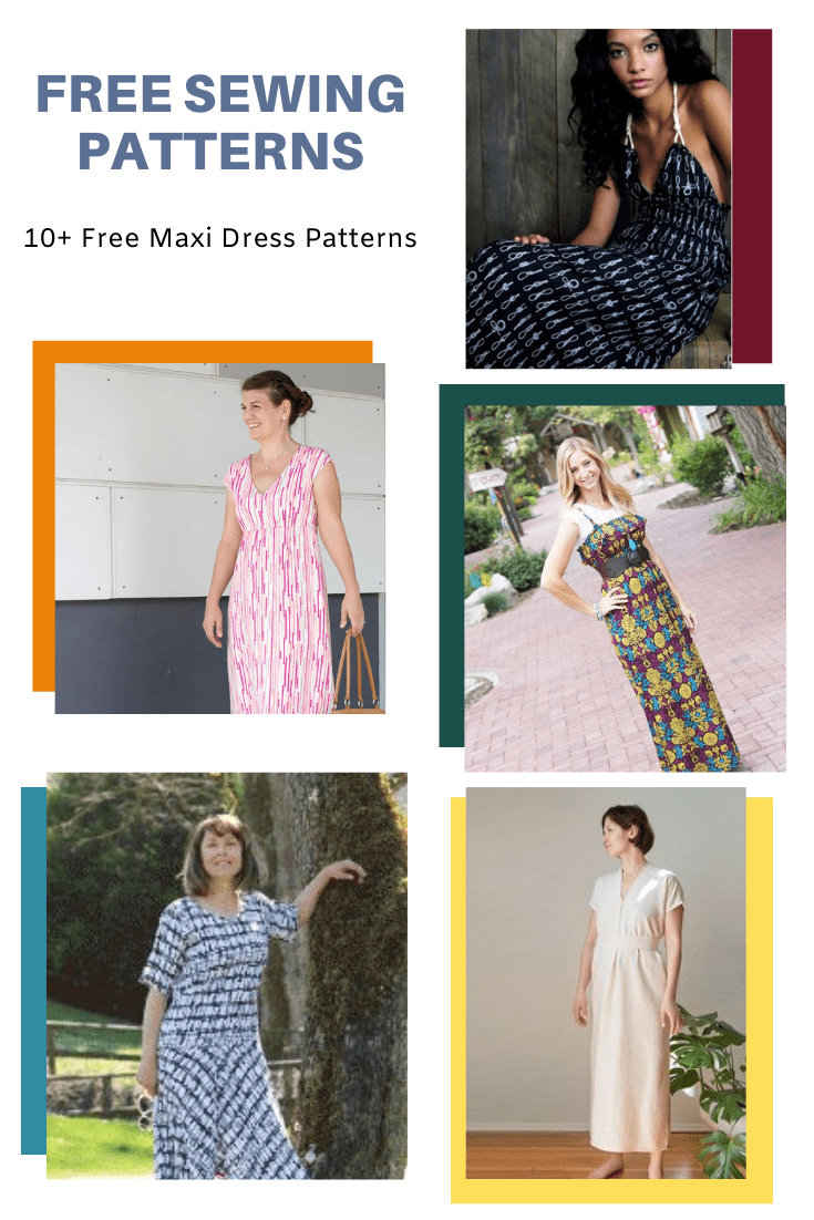 ROUNDUP: 10+ Free Maxi Dress Patterns - On the Cutting Floor: Printable ...