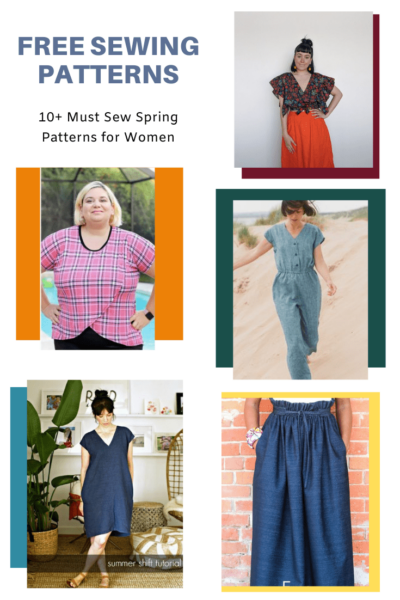 FREE SEWING PATTERN 10+ Must Sew Spring Patterns for Women - On the ...
