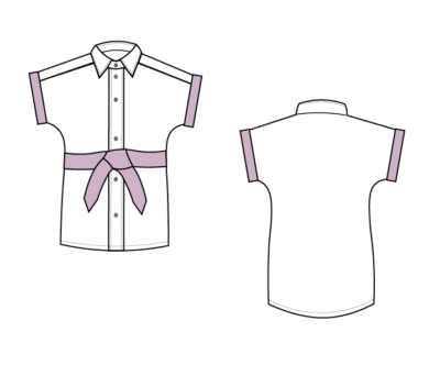 Victoria Shirt PDF sewing pattern | On the Cutting Floor: Printable pdf ...