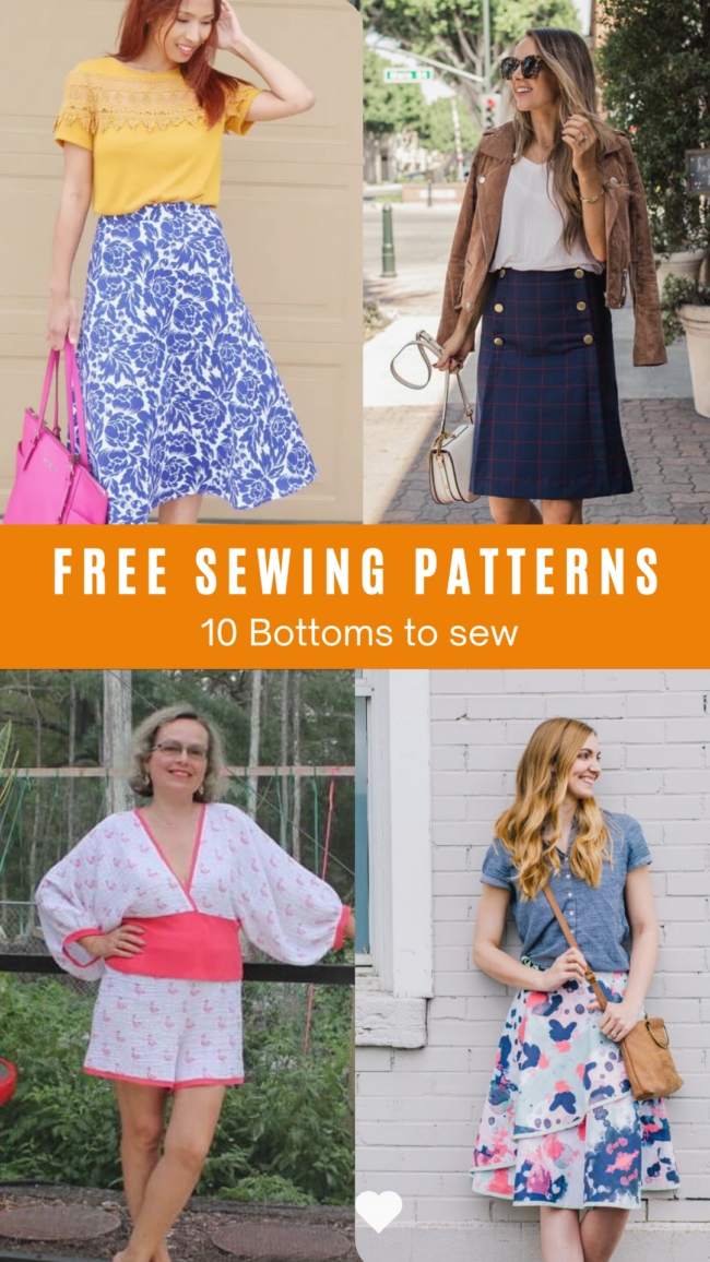 FREE SEWING PATTERN: Bottom to sew | On the Cutting Floor: Printable ...