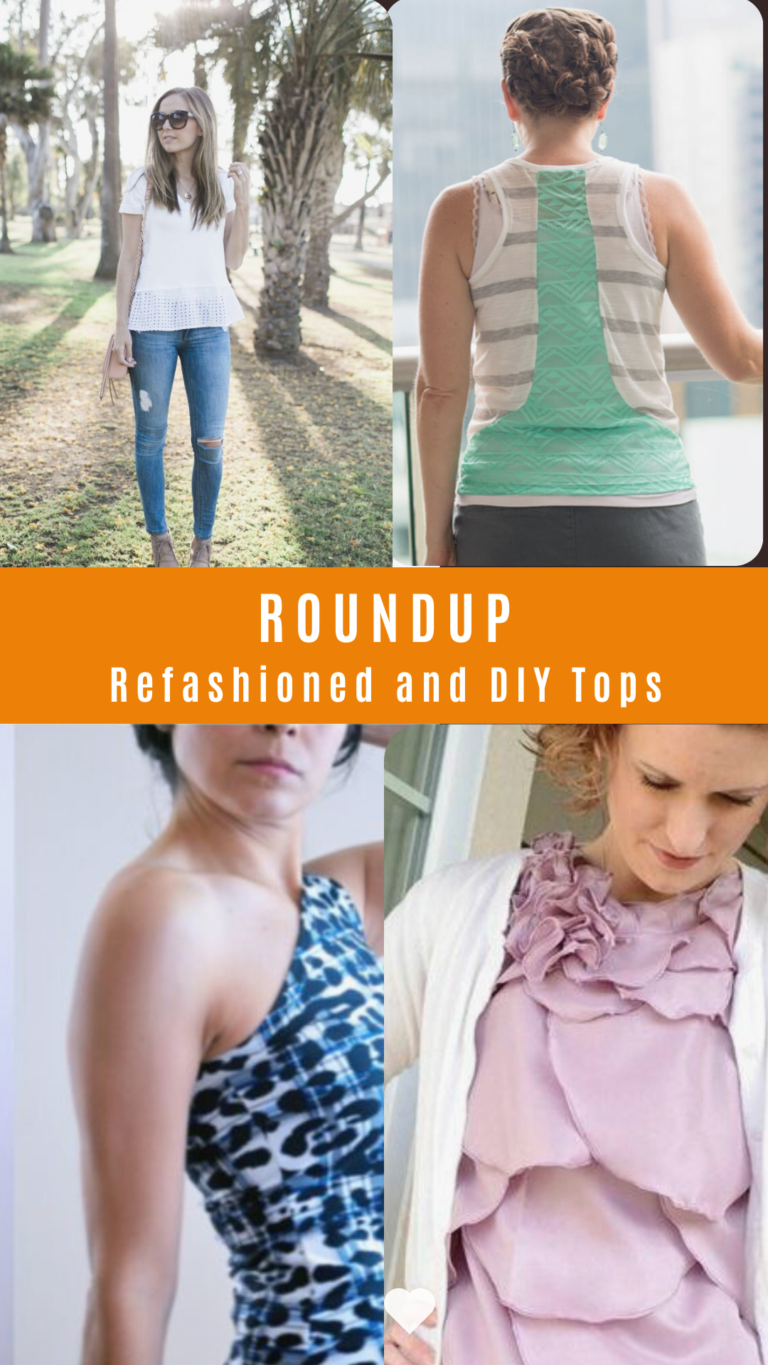 ROUNDUP: Refashioned and DIY Tops - On the Cutting Floor: Printable pdf ...